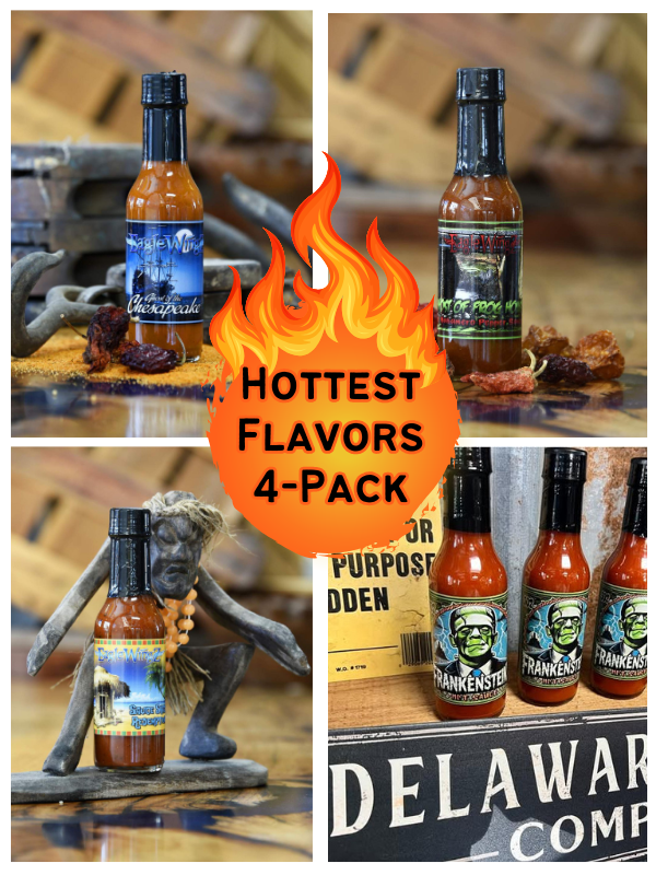 EagleWingz Hottest Sauces 4-pack